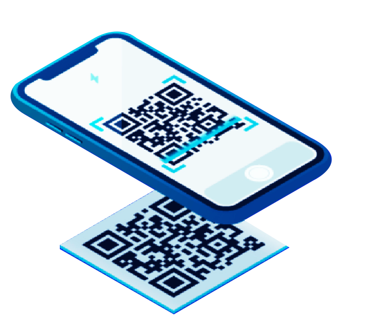 Minh họa quét QR